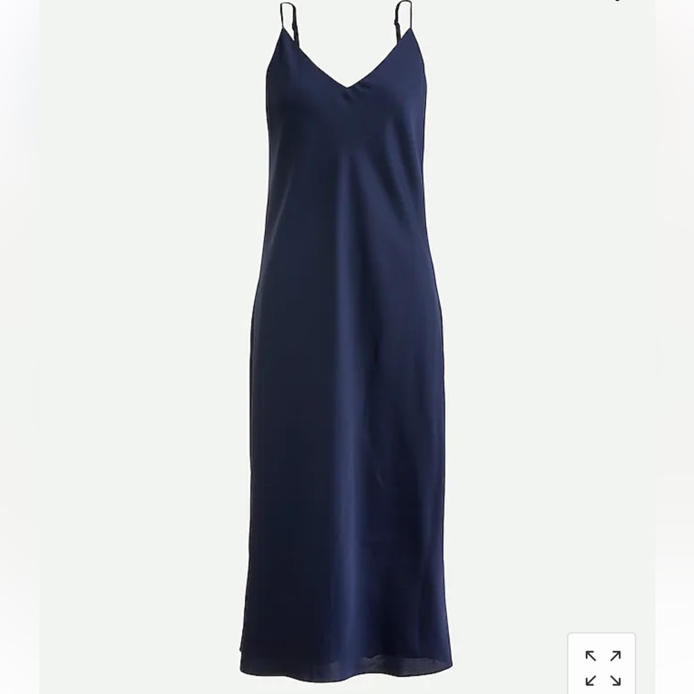 JCrew Bias Cut Slip Dress